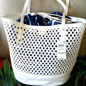 INC Kourtney Laser-cut Tote Bag